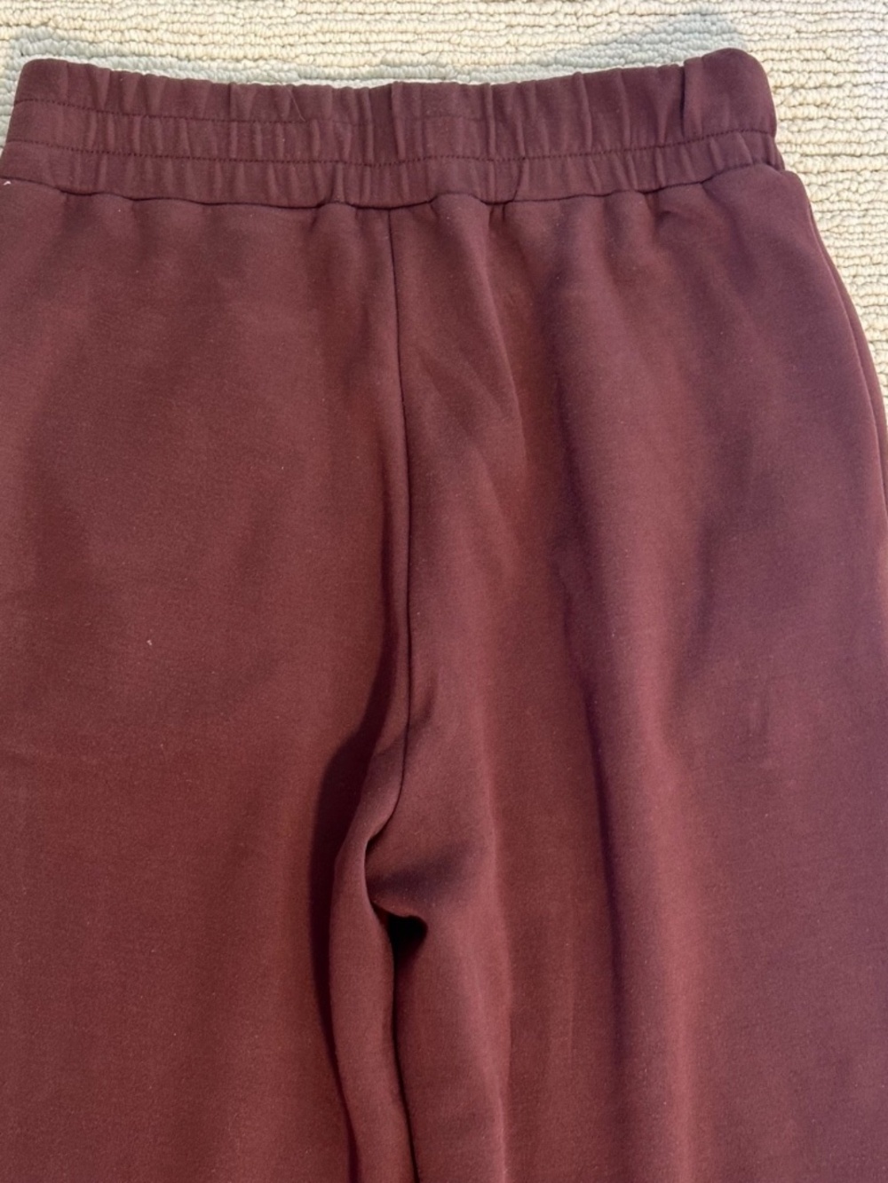 VARLEY The Wide Leg Women’s S Brown Pants Doublesoft Knit 28” Inseam Travel Soft - Picture 5 of 16
